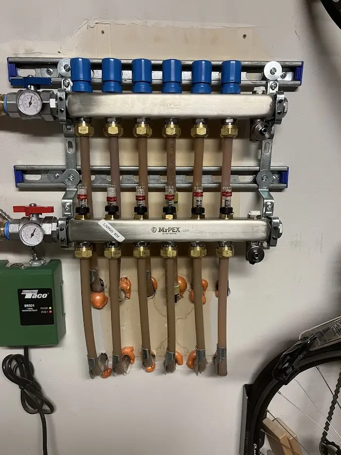 Plumber performing Leak Detection at a residential property in Fruit Hill